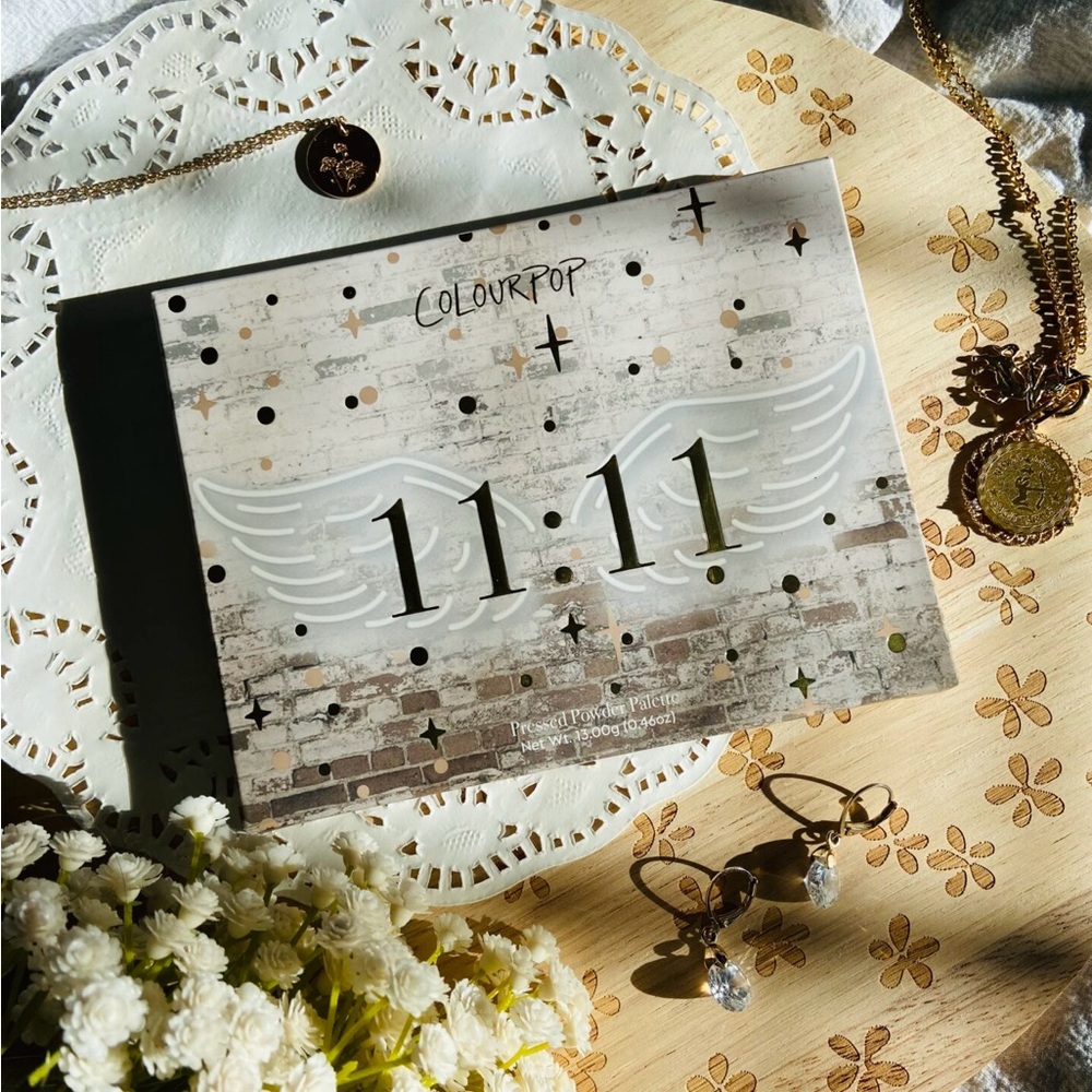 11:11 Angelic Eyeshadow Palette Neutral, Brown, Shimmer Shades